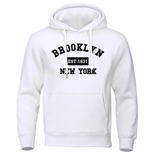 Buy Center Letter Printed Men's Hoodie - Stylish Loose Fit & Warm - Buy Center UK