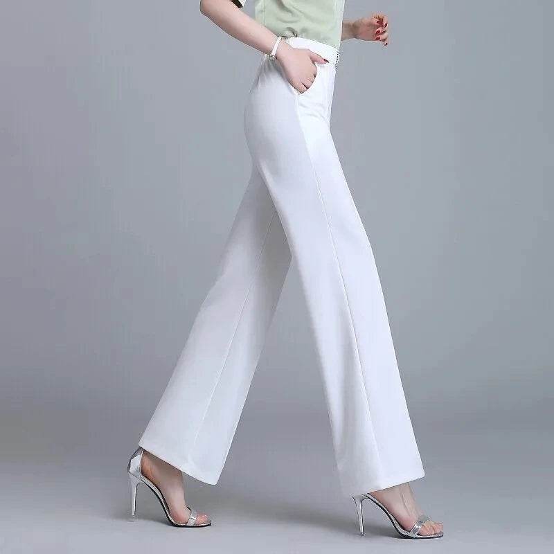 Buy Center High Waist Wide Leg Pants - Casual & Fashionable Trousers - Buy Center UK