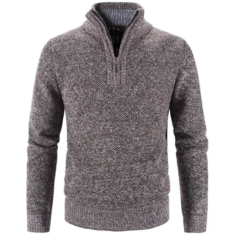 Buy Center Men’s Turtleneck Sweater - Fleece Pullover for Winter - Buy Center UK