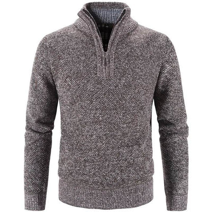 Buy Center Men’s Turtleneck Sweater - Fleece Pullover for Winter - Buy Center UK