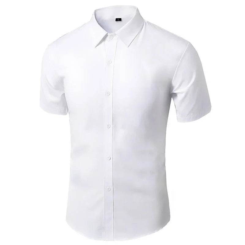 Buy Center Summer Button-Down Shirt for Men - Slim Fit, Casual Style - Buy Center UK