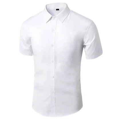 Buy Center Summer Button-Down Shirt for Men - Slim Fit, Casual Style - Buy Center UK
