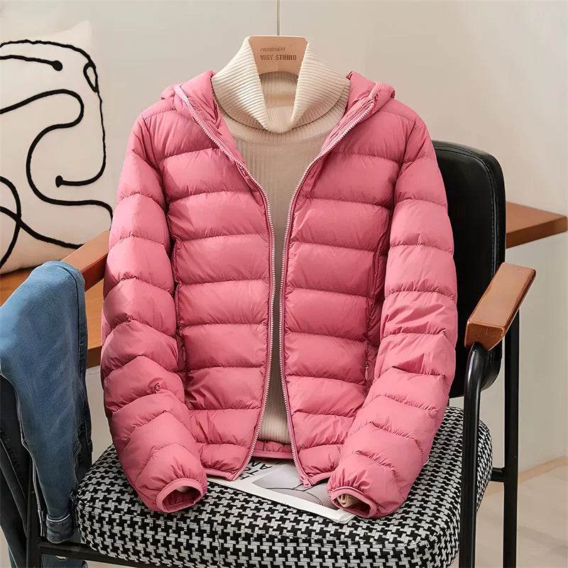 2024 Women’s Packable Puffer Jacket - Ultra Lightweight & Stylish - Buy Center UK