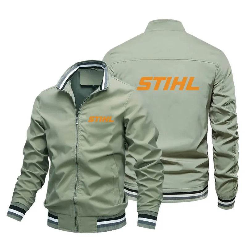 Buy Center Men's Waterproof Zipper Jacket - Casual Stand Collar Coat - Buy Center UK