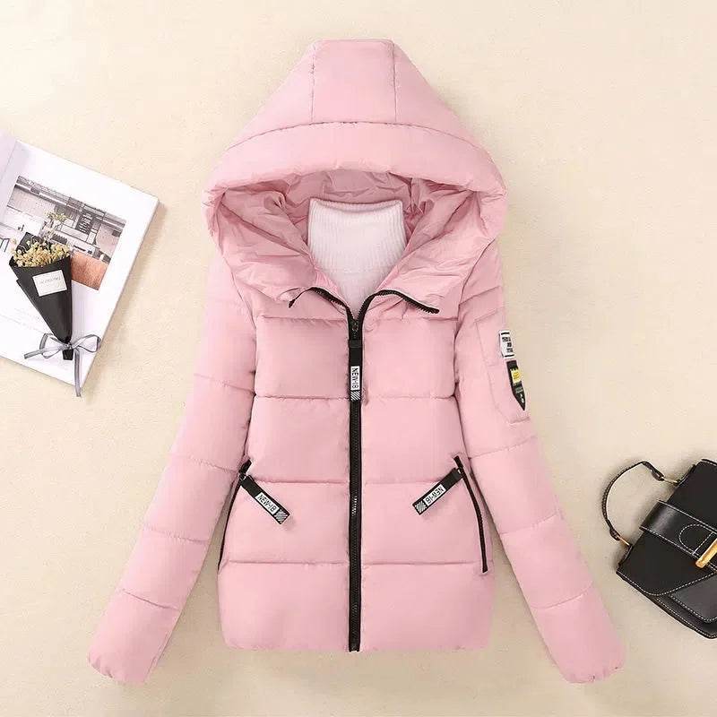 Buy Center Women's Hooded Winter Jacket - Warm Cotton Padded Parka - Buy Center UK