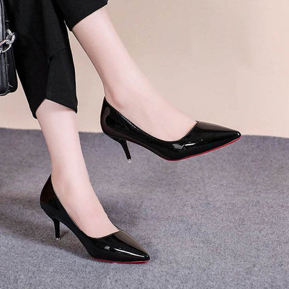 Buy Center Red Sole High Heel Pumps - Classic Pointed Toe Design - Buy Center UK
