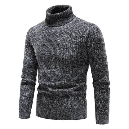 Buy Center Men’s Fleece Turtleneck Sweater - Slim Fit & Warm - Buy Center UK