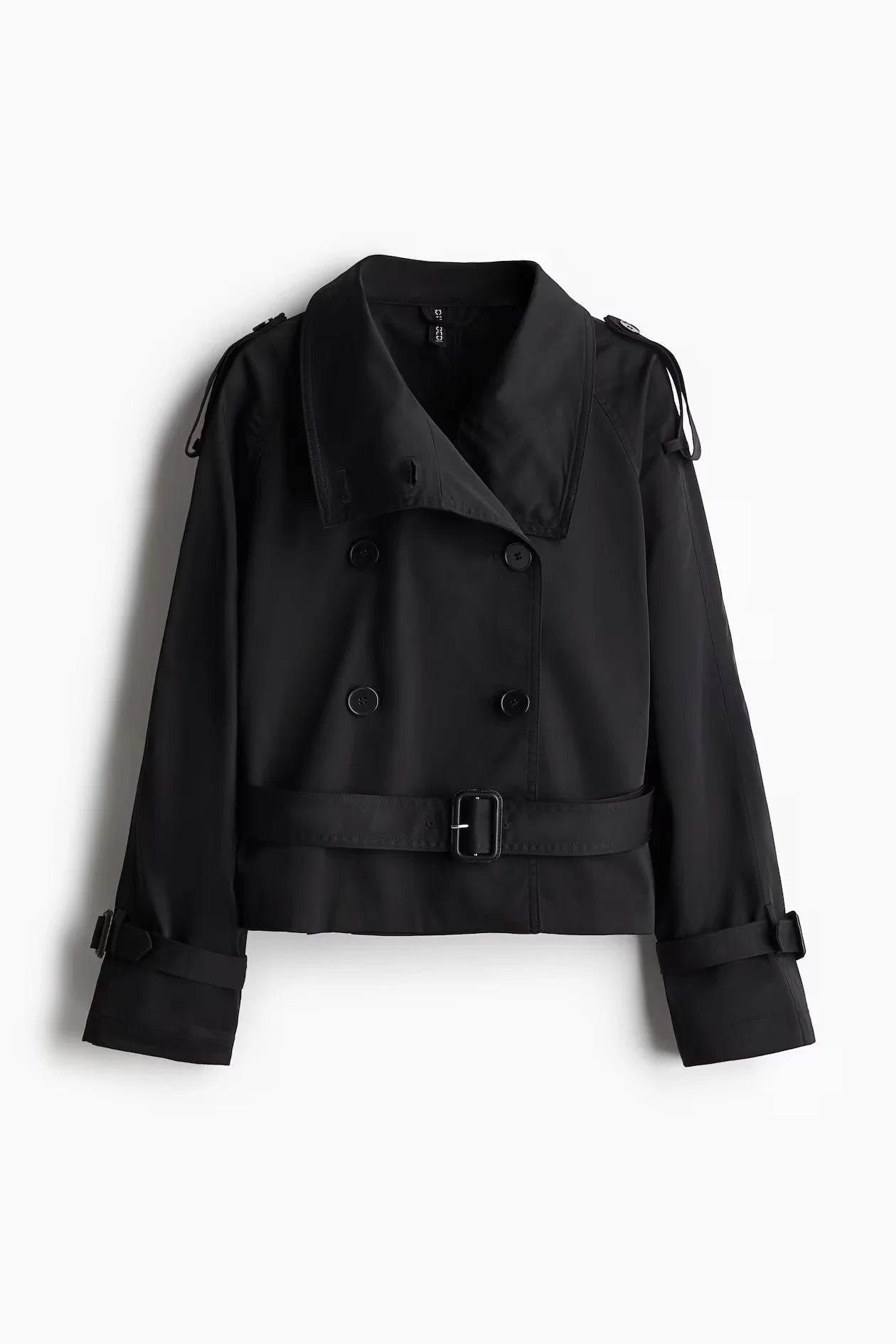 Buy Center Women's Spring Double Breasted Trench Coat - Elegant Office Jacket - Buy Center UK