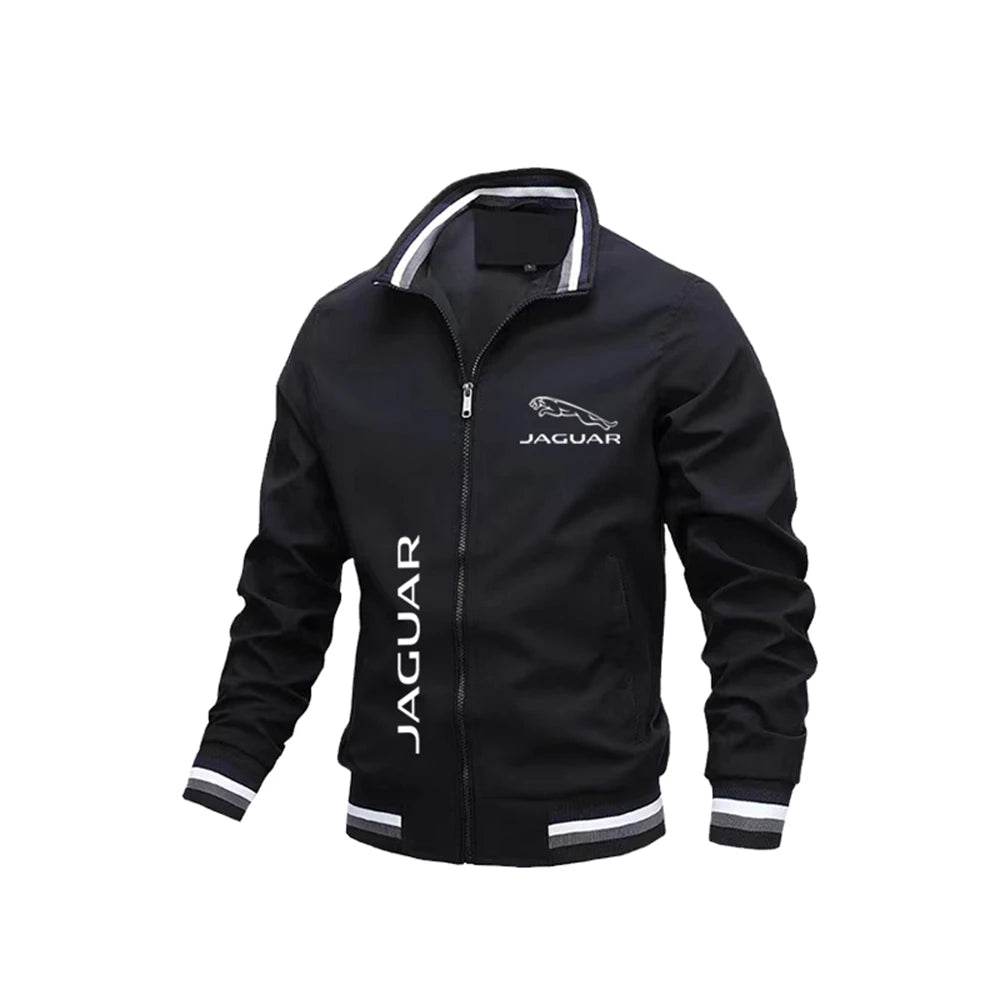 Buy Center Men's Stand-Up Collar Jacket - High-Quality Motorcycle Wear - Buy Center UK