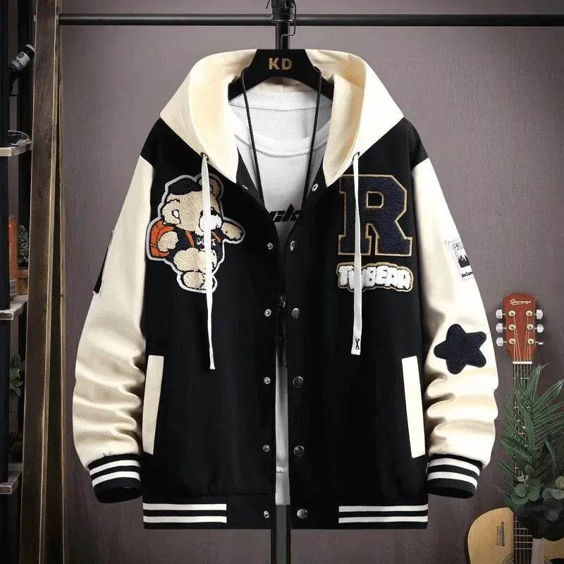 Trendy Men's Sweatshirt Jacket - Cool Spring Autumn School Wear - Buy Center UK