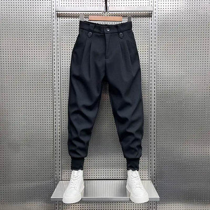 2024 High Waist Harlan Suit Pants - Loose Fit for Men’s Style - Buy Center UK