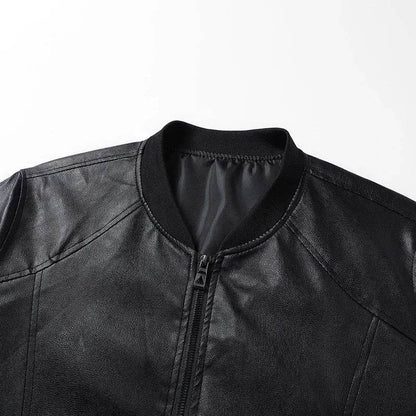 2025 Men's Vintage Black Motorcycle Leather Jacket - Oversized Style - Buy Center UK