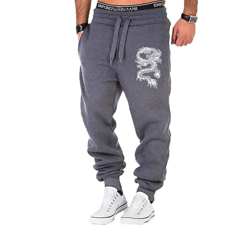 Buy Center Dragon Print Jogger Pants for Men - Stylish Fitness Wear - Buy Center UK