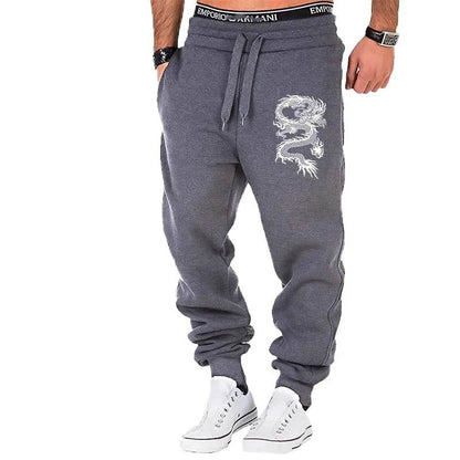 Buy Center Dragon Print Jogger Pants for Men - Stylish Fitness Wear - Buy Center UK
