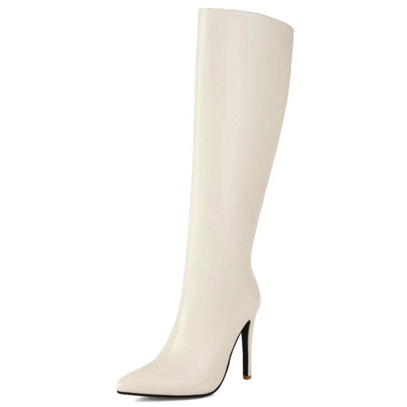 Buy Center Women's Knee High Boots - Point Toe Heeled Size 45 - Buy Center UK