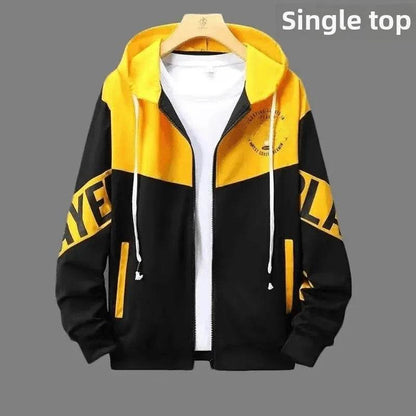 Trendy Men's Sweatshirt Jacket - Cool Spring Autumn School Wear - Buy Center UK