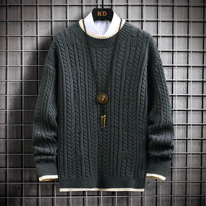 Buy Center 4XL-M Winter Men's Turtleneck Sweater - Warm & Casual - Buy Center UK