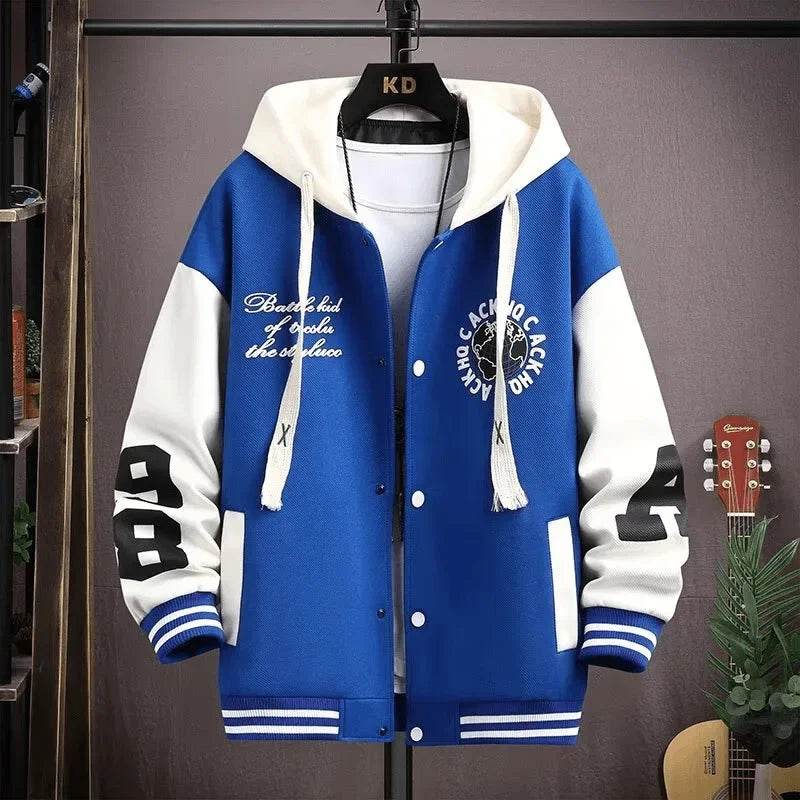 Trendy Men's Sweatshirt Jacket - Cool Spring Autumn School Wear - Buy Center UK