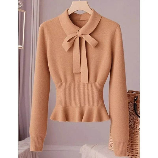 Buy Center Women's Korean Knitting Jumper - Comfortable Loose Pullover - Buy Center UK
