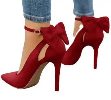 SLWFGT Ladies Pointed Pumps - Super High Stiletto Casual Shoes - Buy Center UK