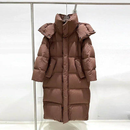 Buy Center Women's White Duck Down Coat - Warm & Stylish Puffer Jacket - Buy Center UK