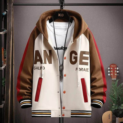 Trendy Men's Sweatshirt Jacket - Cool Spring Autumn School Wear - Buy Center UK
