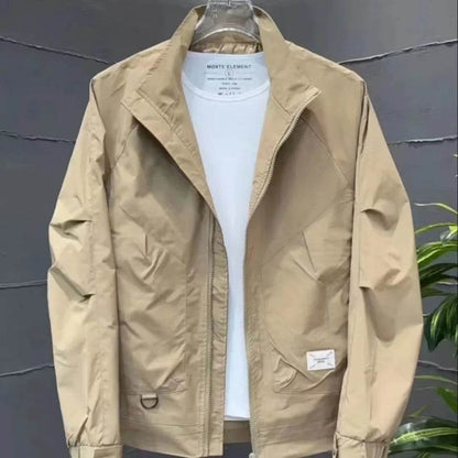 Buy Center Men's Casual Sports Jacket - Breathable, Stand Collar Style - Buy Center UK