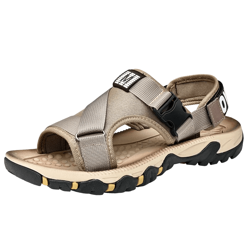 Buy Center Men's Leather Sandals - Casual Lightweight Summer Footwear - Buy Center UK