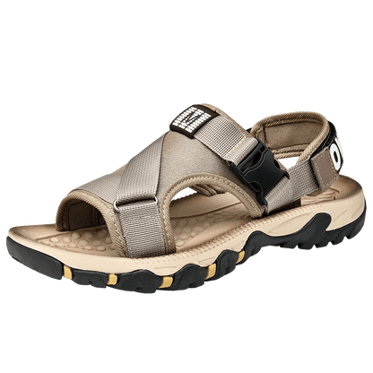 Buy Center Men's Leather Sandals - Casual Lightweight Summer Footwear - Buy Center UK