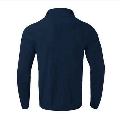 Buy Center Zipper Turtleneck Men's Sweater - Casual Knit Pullover - Buy Center UK