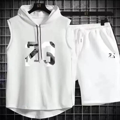 Buy Center Men's Summer Two Piece Set - Casual T-Shirt & Shorts - Buy Center UK
