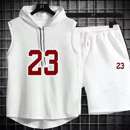 Buy Center Men's Summer Two Piece Set - Casual T-Shirt & Shorts - Buy Center UK