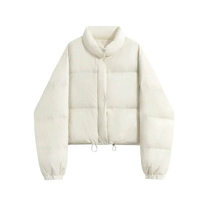 ABRINI Women's Winter Mock Neck Down Coat - Cozy & Stylish Outwear - Buy Center UK