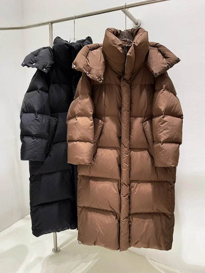 Buy Center Women's White Duck Down Coat - Warm & Stylish Puffer Jacket - Buy Center UK