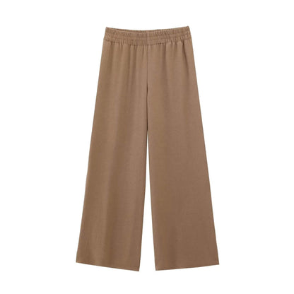 TFMLN Women's Spring Summer Blouse Pant Set - Casual Stylish Outfit - Buy Center UK