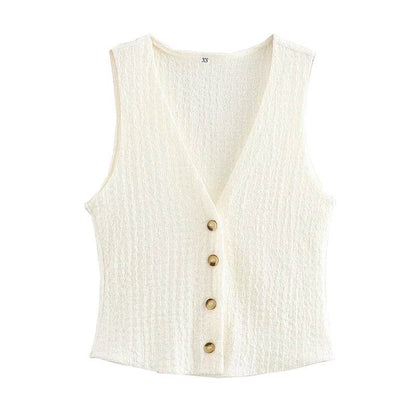 Willshela Women's 2 Piece Set - Chic Tank Top & High Waist Pants - Buy Center UK