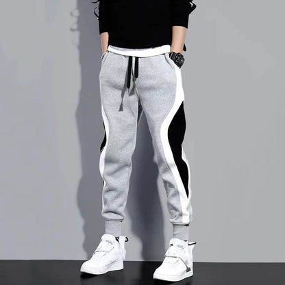 Buy Center Men's Wide Loose Casual Pants - Breathable Patchwork Design - Buy Center UK