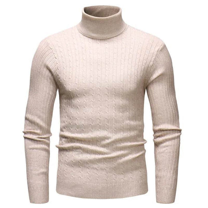 Buy Center Men's Winter Turtleneck Sweater - Large Size Casual Knitwear - Buy Center UK