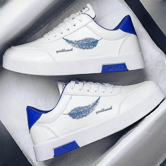 Buy Center Men's Small White Canvas Shoes - Breathable Casual Style - Buy Center UK