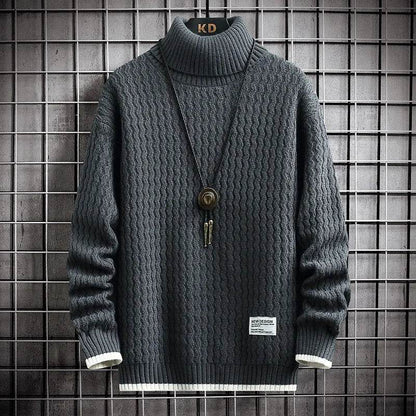Buy Center 4XL-M Winter Men's Turtleneck Sweater - Warm & Casual - Buy Center UK