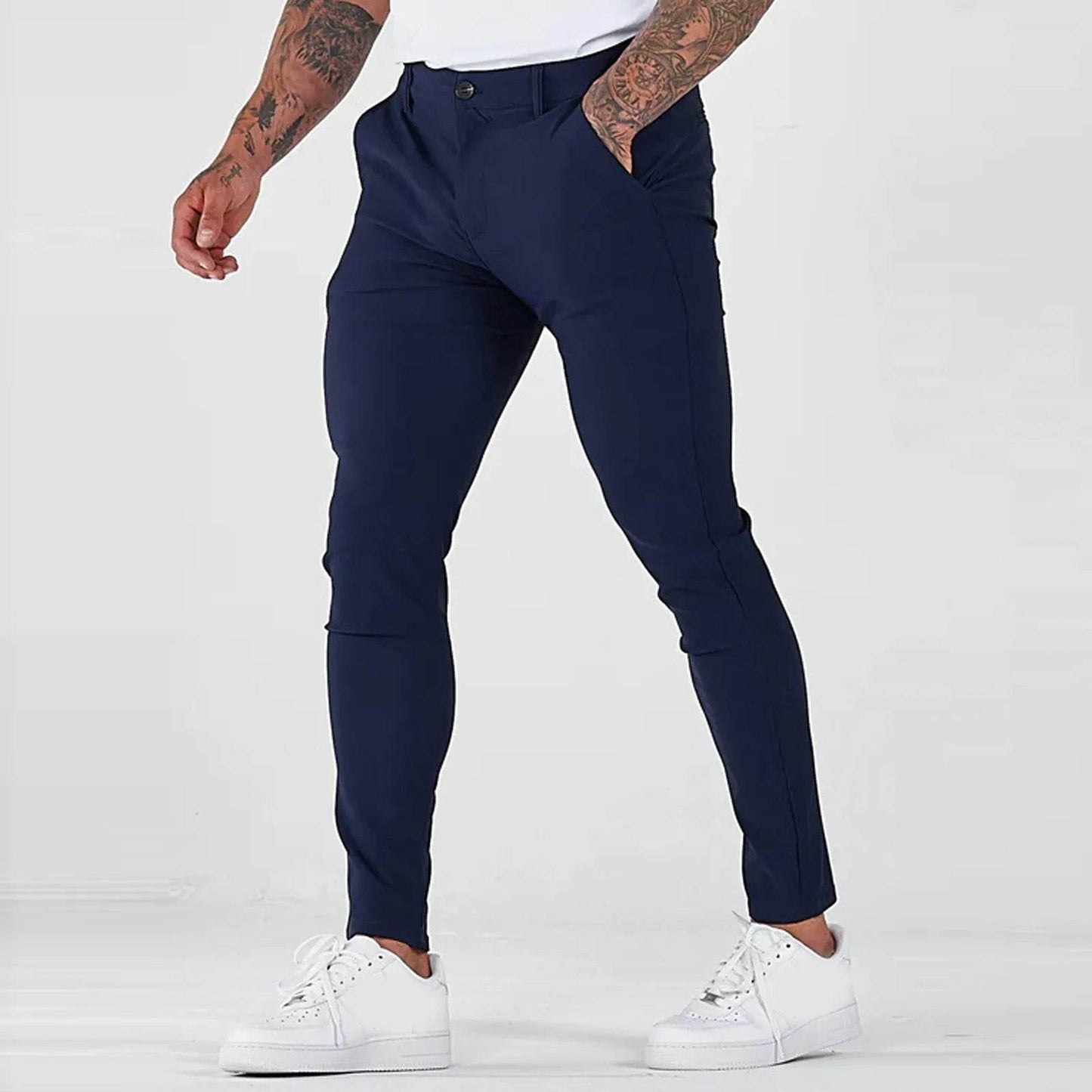 Buy Center Men’s Summer Casual Slacks - Slim Fit Outdoor Chinos - Buy Center UK