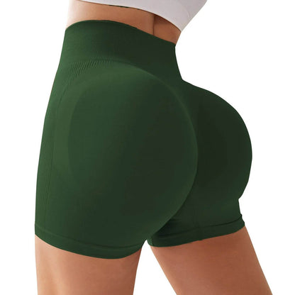 Buy Center High Waist Peach Lift Sports Shorts - Elegant Summer Fit - Buy Center UK