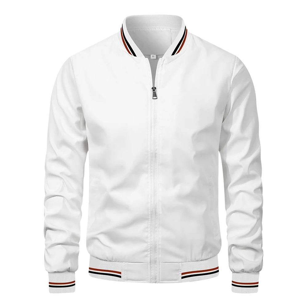 Buy Center Black Bomber Jacket for Men - Slim Fit, Casual Style - Buy Center UK