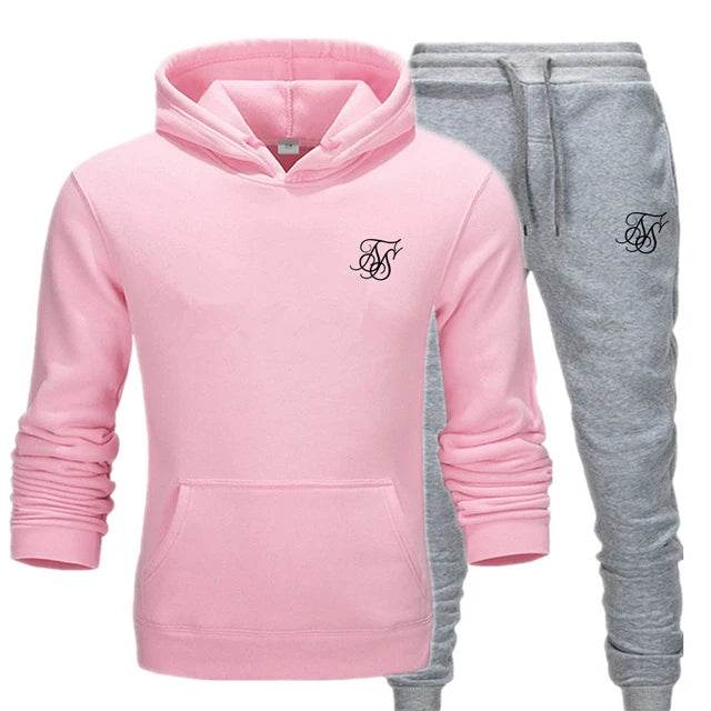 Sik Silk Men’s Tracksuit - Stylish Sweatshirt & Sweatpants Set - Buy Center UK