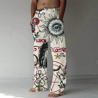 Fashion 3D Skull Men's Bamboo Fiber Pants - Quick-Drying Leisure Trousers - Buy Center UK