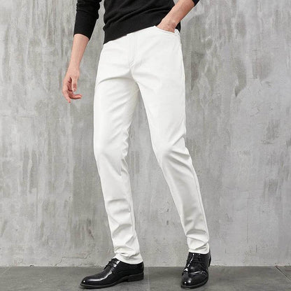 Buy Center Men's Skinny Fit PU Leather Pants - Perfect for Nightclubs - Buy Center UK
