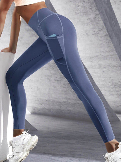 Buy Center Women's High Waist Yoga Leggings - Tummy Control with Pockets - Buy Center UK