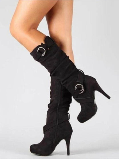 2023 Women’s Retro Over The Knee Boots - High Heel & Platform - Buy Center UK