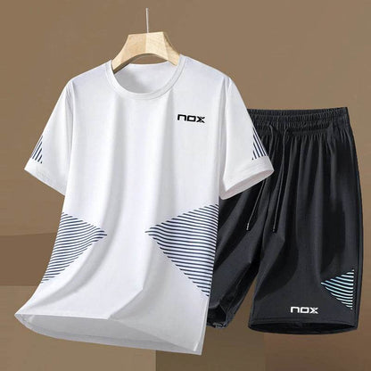 Buy Center Men's Tennis Sportswear - Summer T-shirt & Shorts Set - Buy Center UK