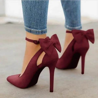 SLWFGT Ladies Pointed Pumps - Super High Stiletto Casual Shoes - Buy Center UK